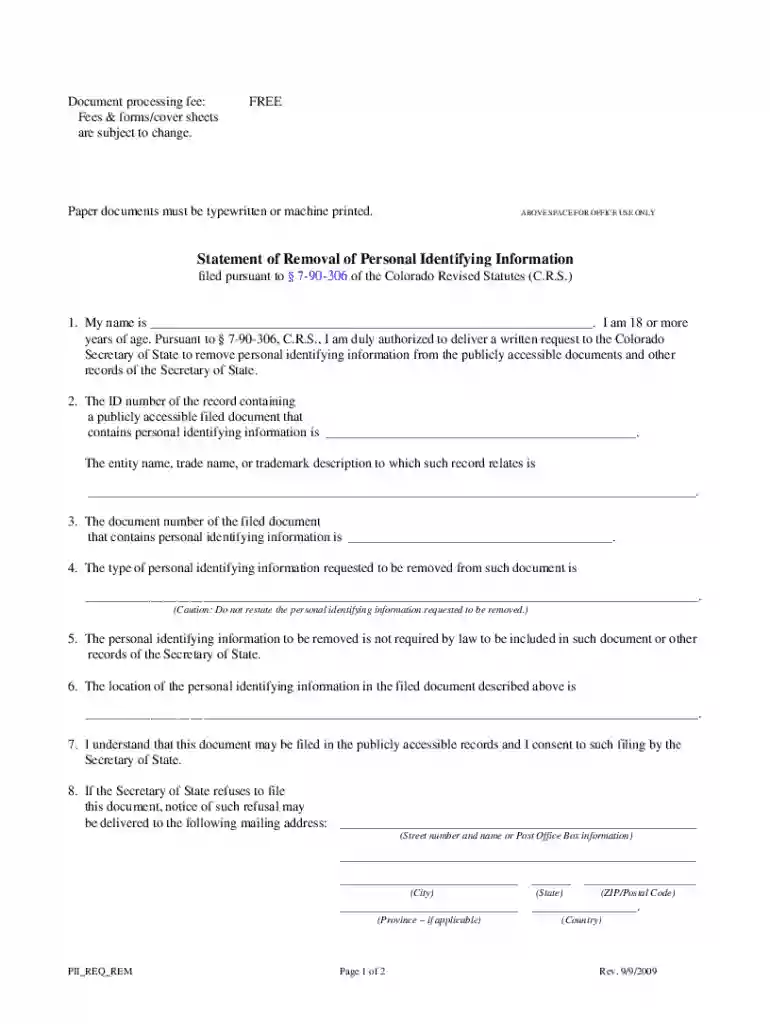 Information Collected and How it is Used Preview on Page 1