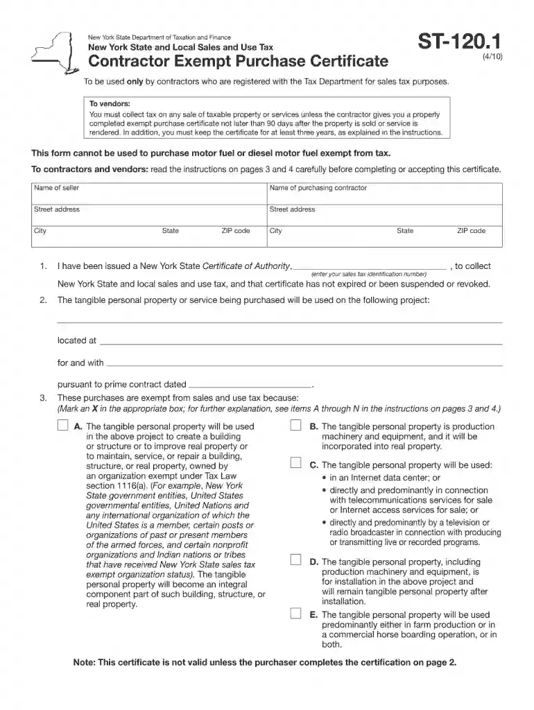 form 1201 Preview on Page 1