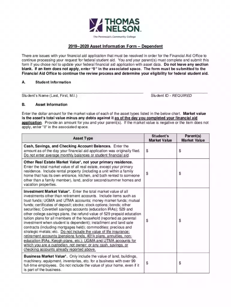 Which Assets and Debts are Reported on the FAFSA?FastwebDemystifying the FAFSA Form and the Financia Preview on Page 1