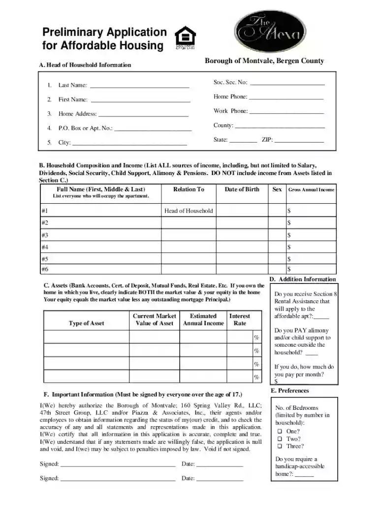 piazza associates application Preview on Page 1