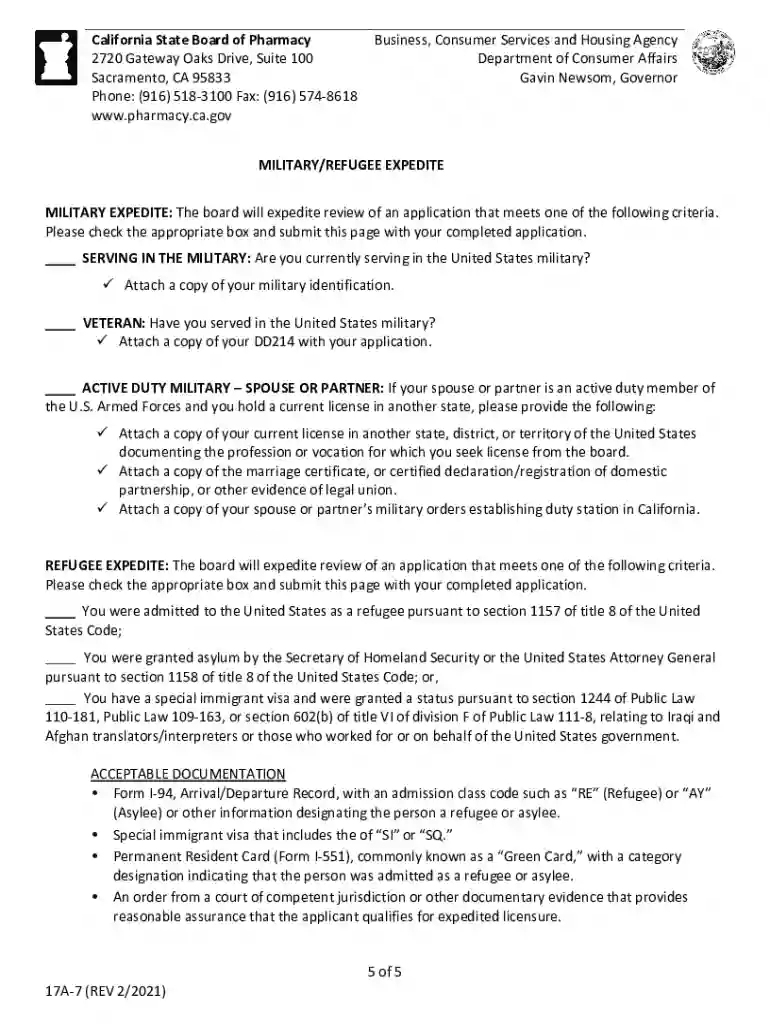 Get the free TCH Renewal - California State Board of Pharmacy Preview on Page 1