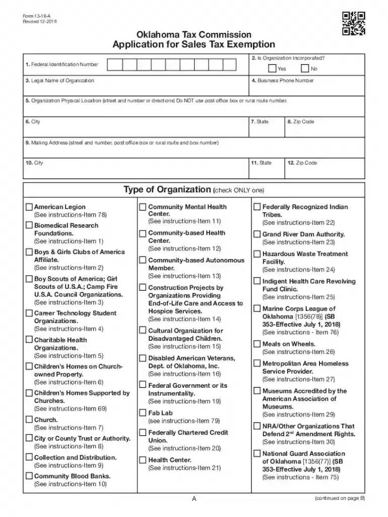 Packet E Oklahoma Sales Tax Exemption Packet Preview on Page 1
