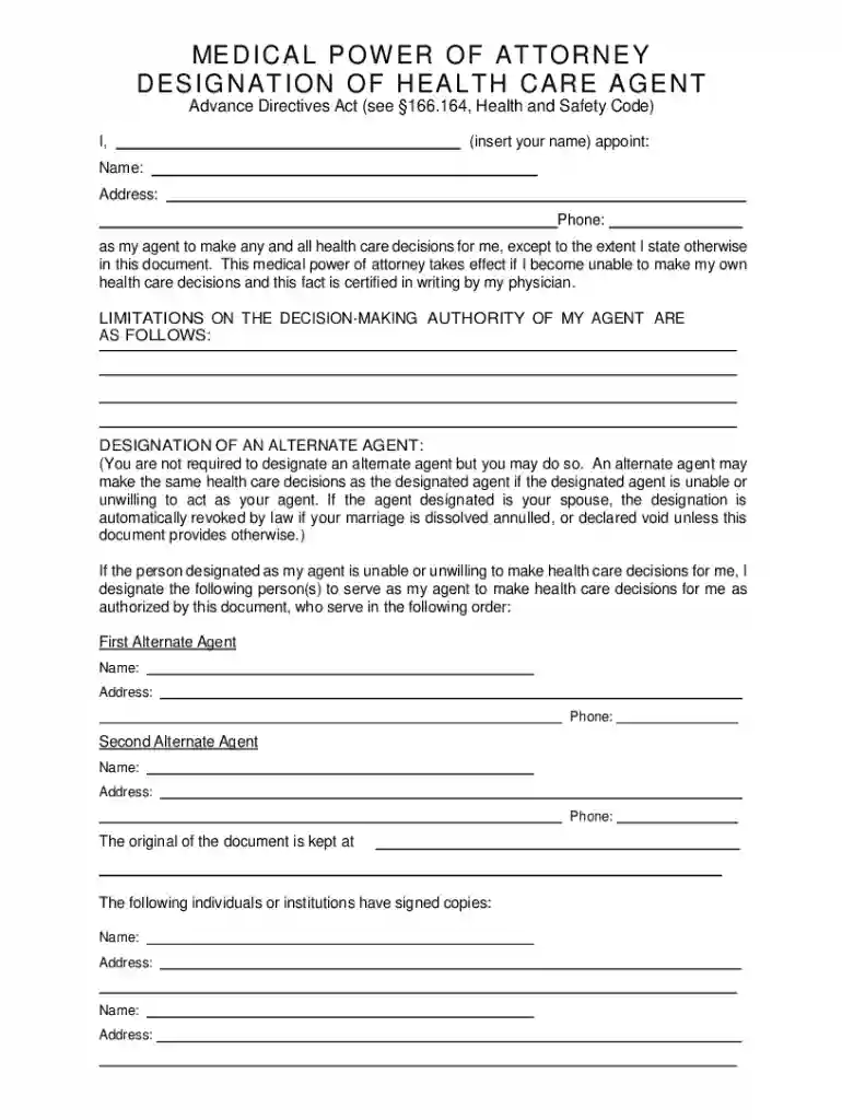 power attorney document Preview on Page 1