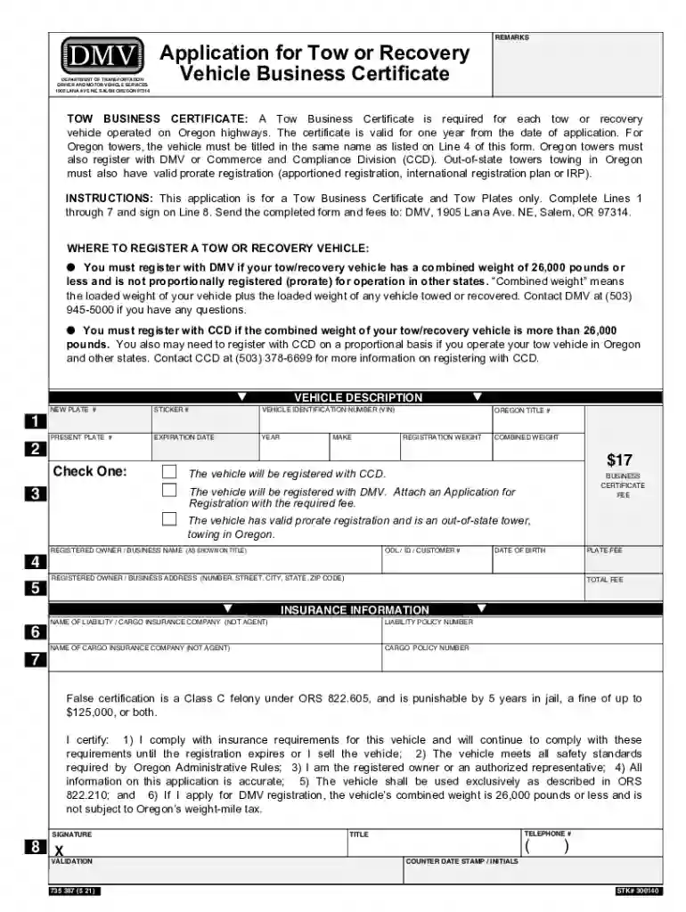 oregon driver motor vehicle services Preview on Page 1