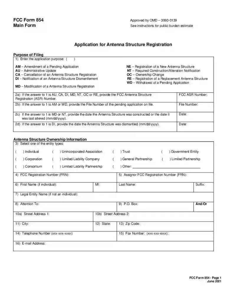 application antenna structure registration Preview on Page 1