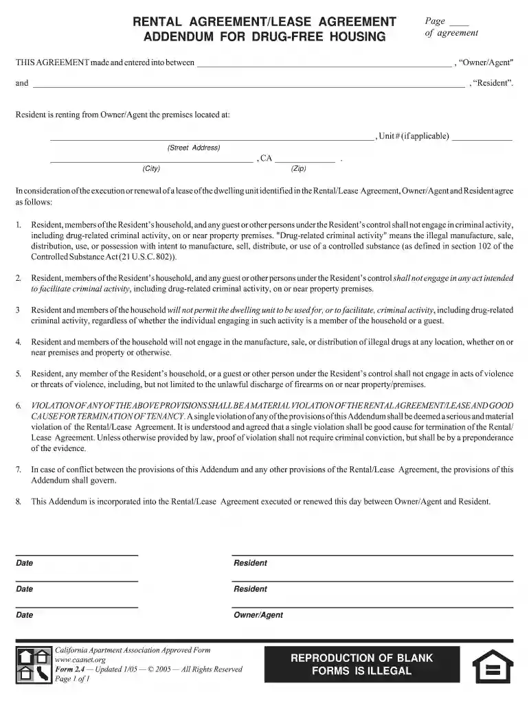 basic rental agreement fillable Preview on Page 1