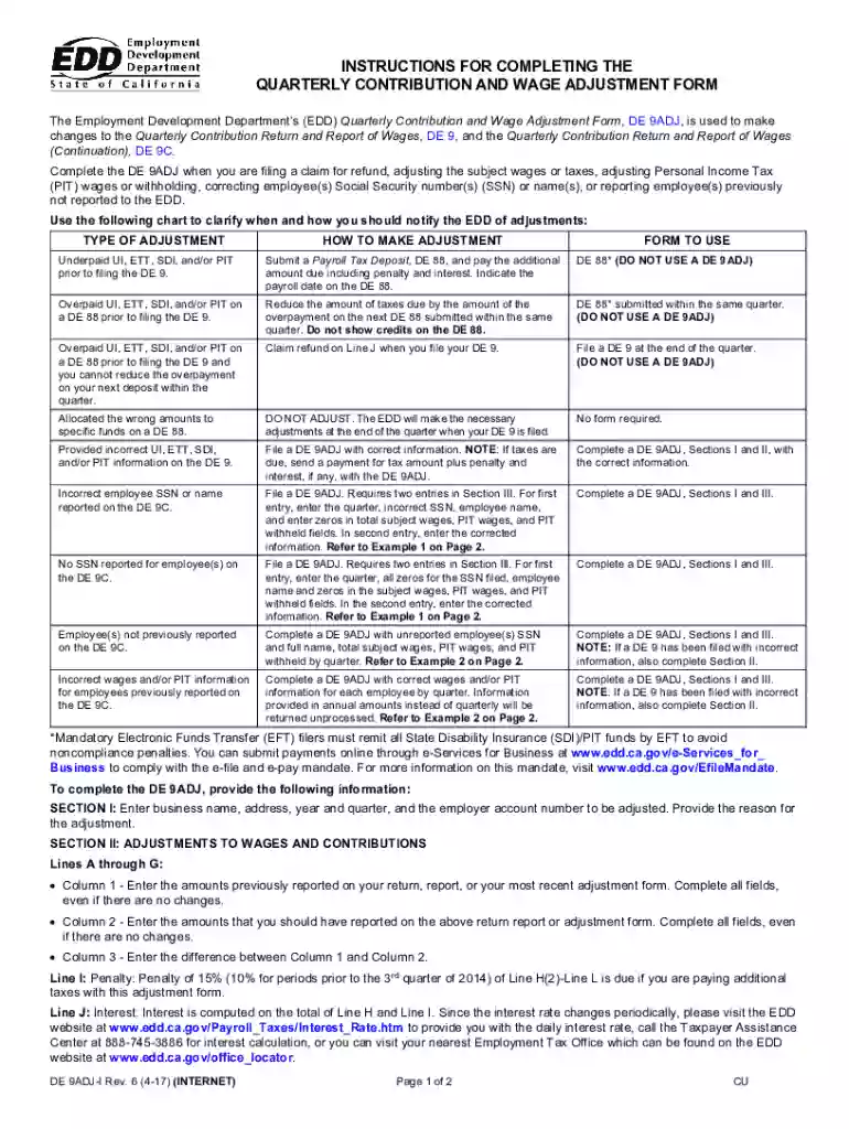 edd instructions Preview on Page 1
