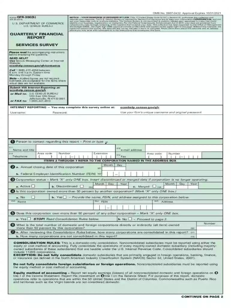 qfr 300 Preview on Page 1