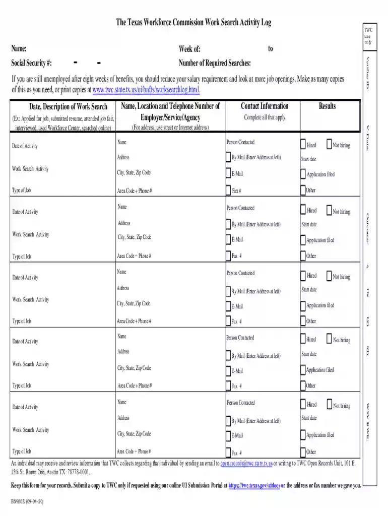 texas workforce log in Preview on Page 1
