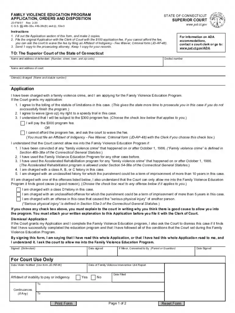 disposition Preview on Page 1