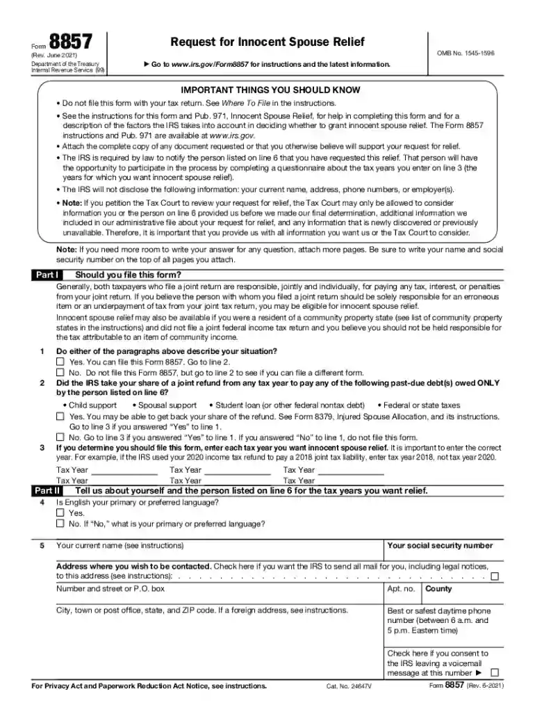8857 form Preview on Page 1