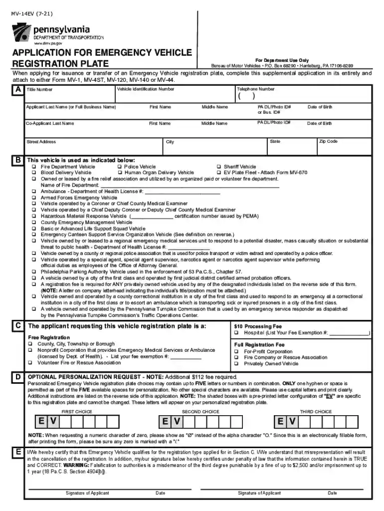 pennsylvania vehicle registration Preview on Page 1