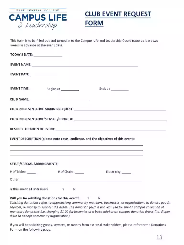 James Madison University - Sport Clubs Forms Preview on Page 1