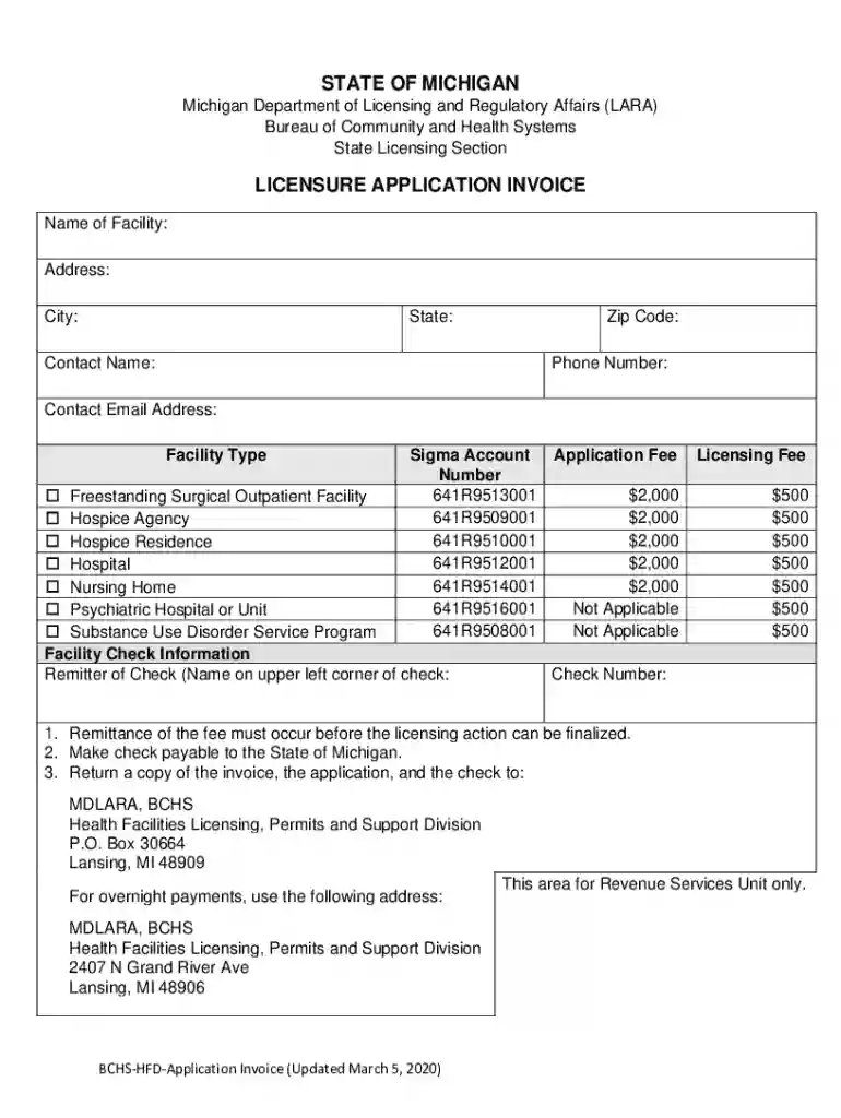 LARA - Health Professional Licensing - State of Michigan Preview on Page 1