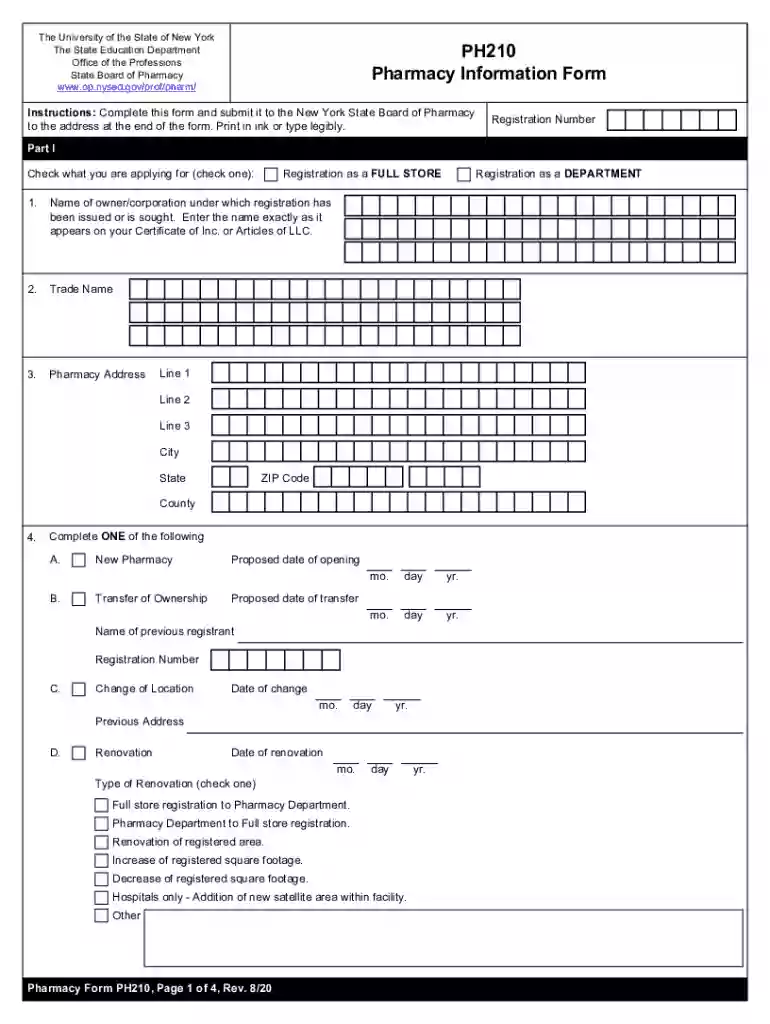 form pharmacy Preview on Page 1