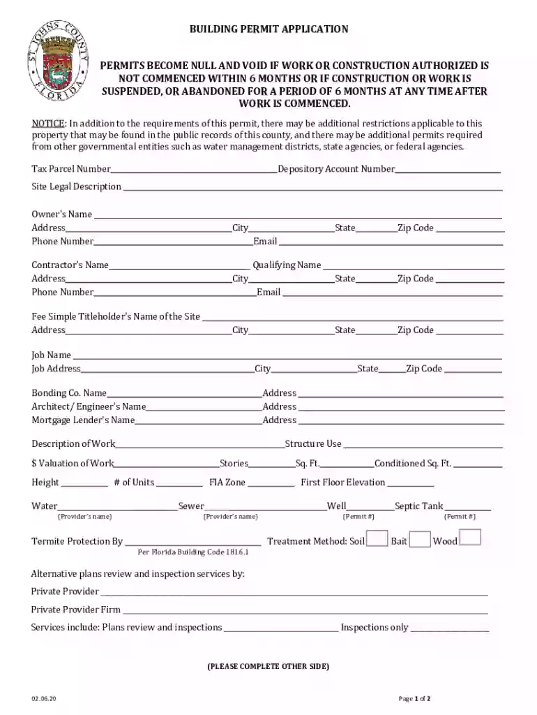 permit property Preview on Page 1