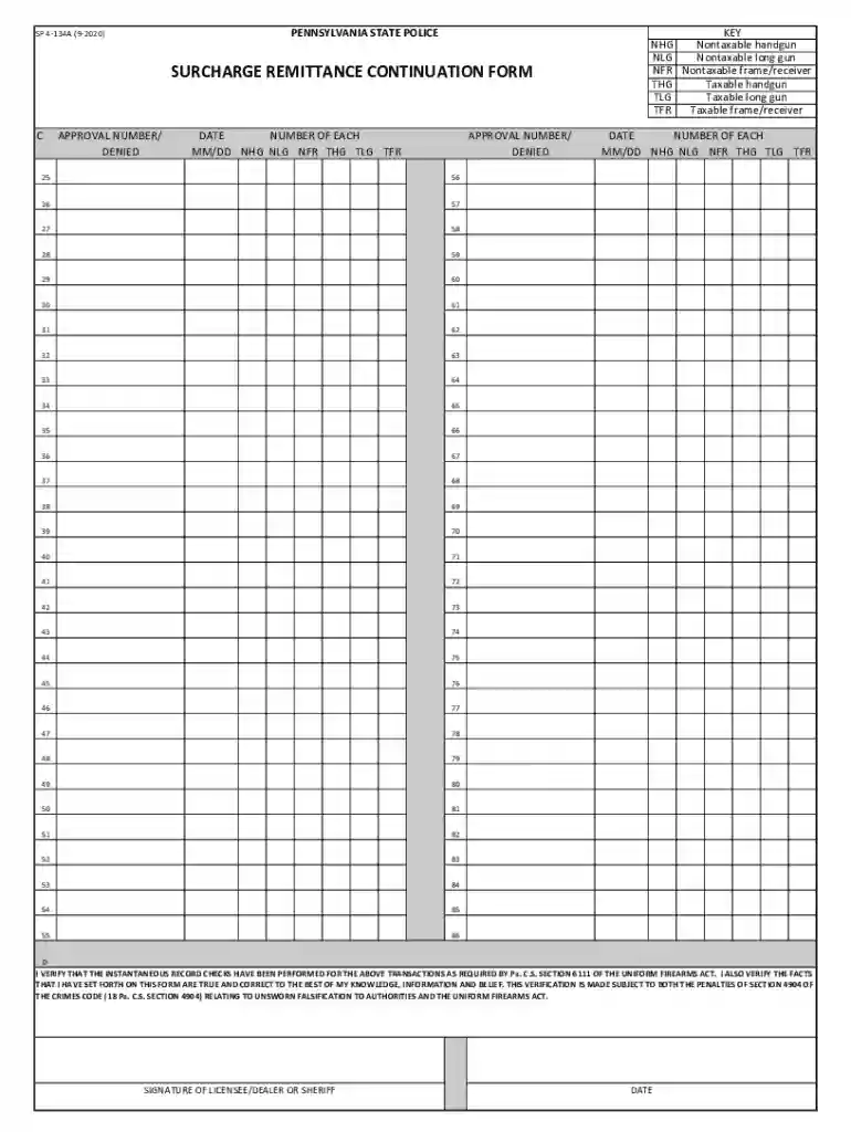 1 134a form Preview on Page 1