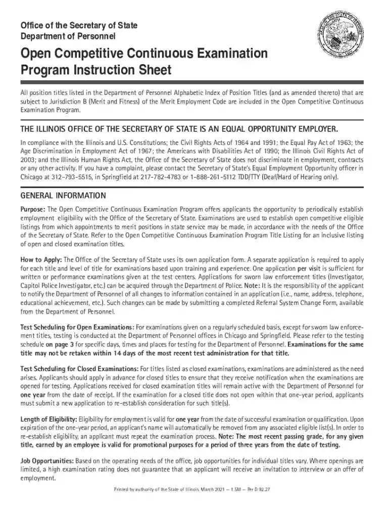 illinois continuous form Preview on Page 1