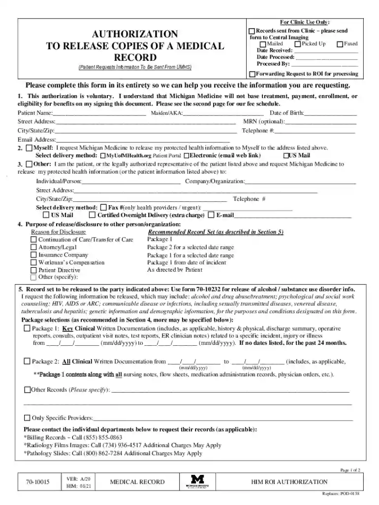 release record Preview on Page 1