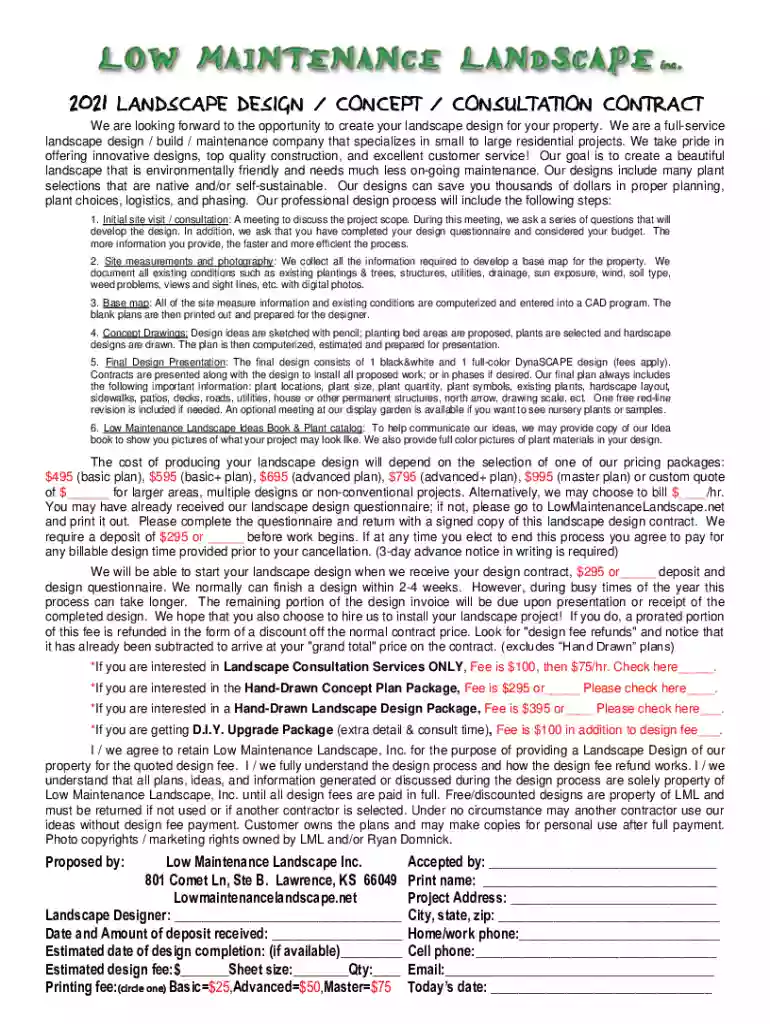 Landscape Design & Build - Burke BrothersLandscape Preview on Page 1
