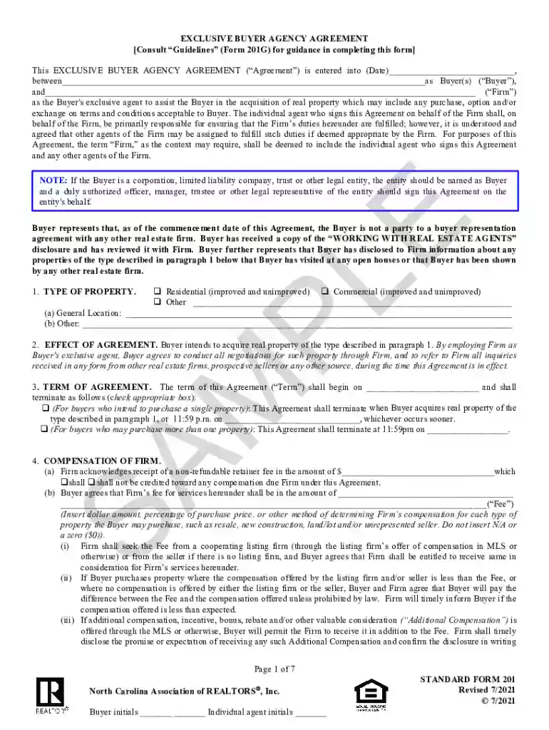 Nc Real Estate Forms Contracts Preview on Page 1