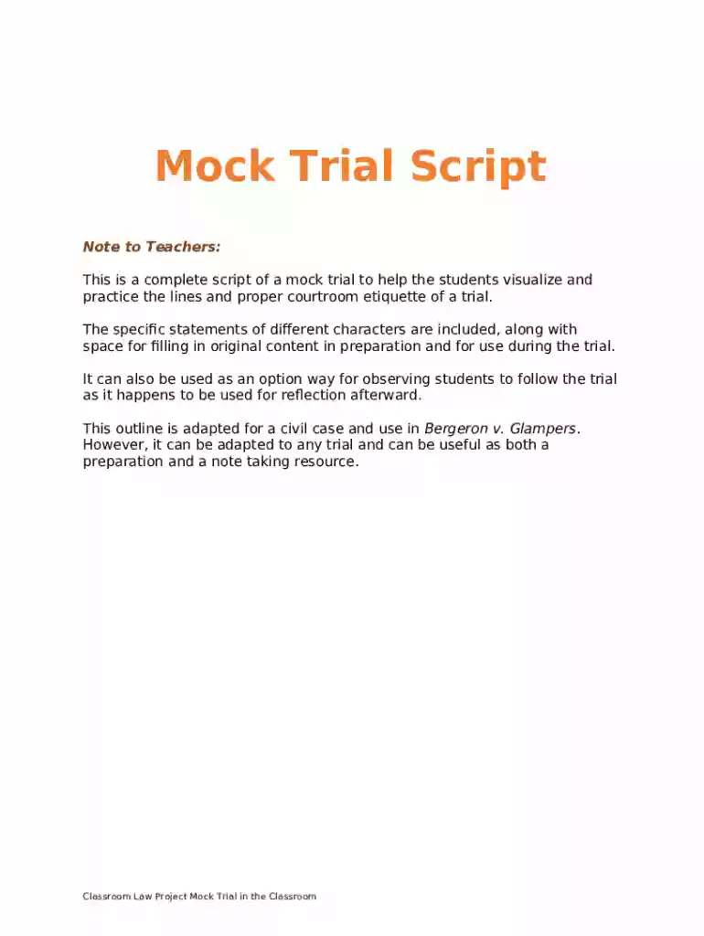 Mock-Trial-in-the-Classroom-Full-Mock-Trial-Script docx Preview on Page 1