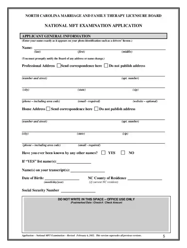 mft exam Preview on Page 1