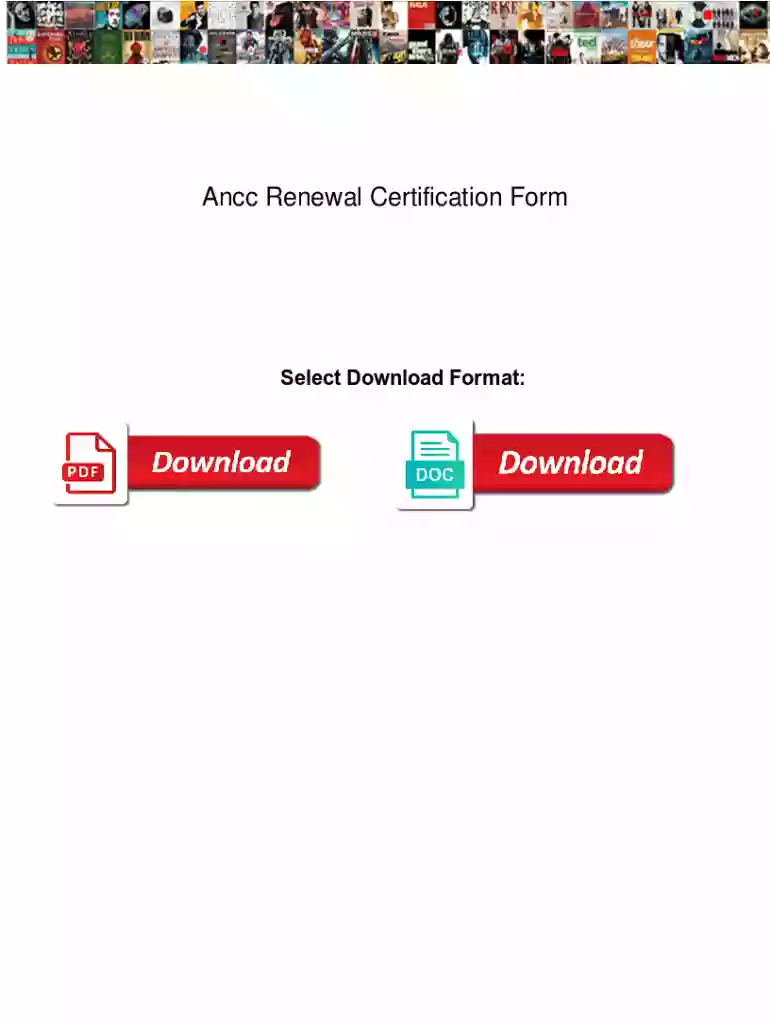 how long does it take to renew ancc certification Preview on Page 1