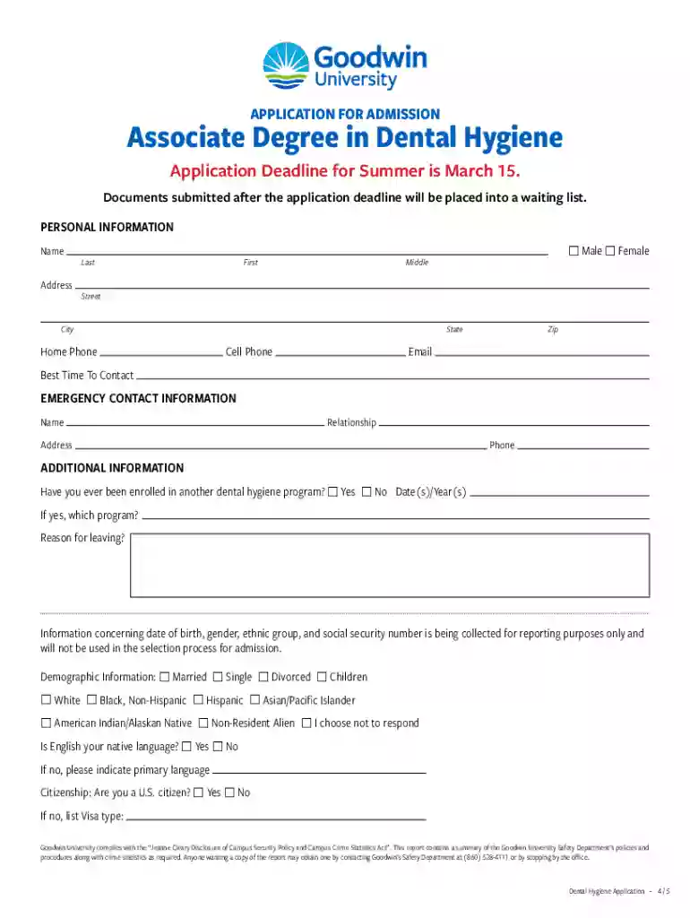 goodwin application dental hygiene Preview on Page 1