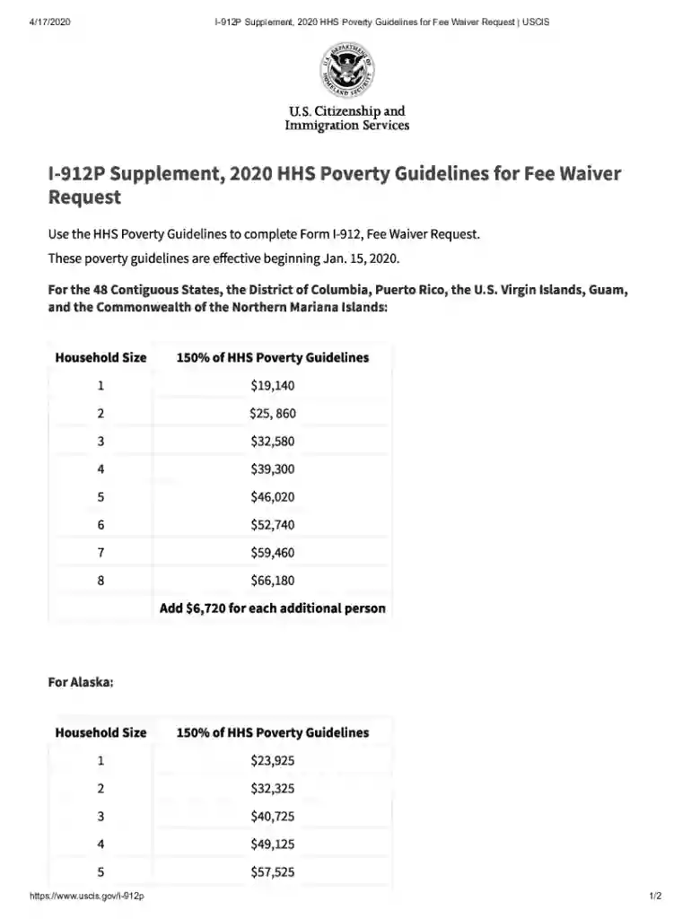 i 912p fee waiver Preview on Page 1