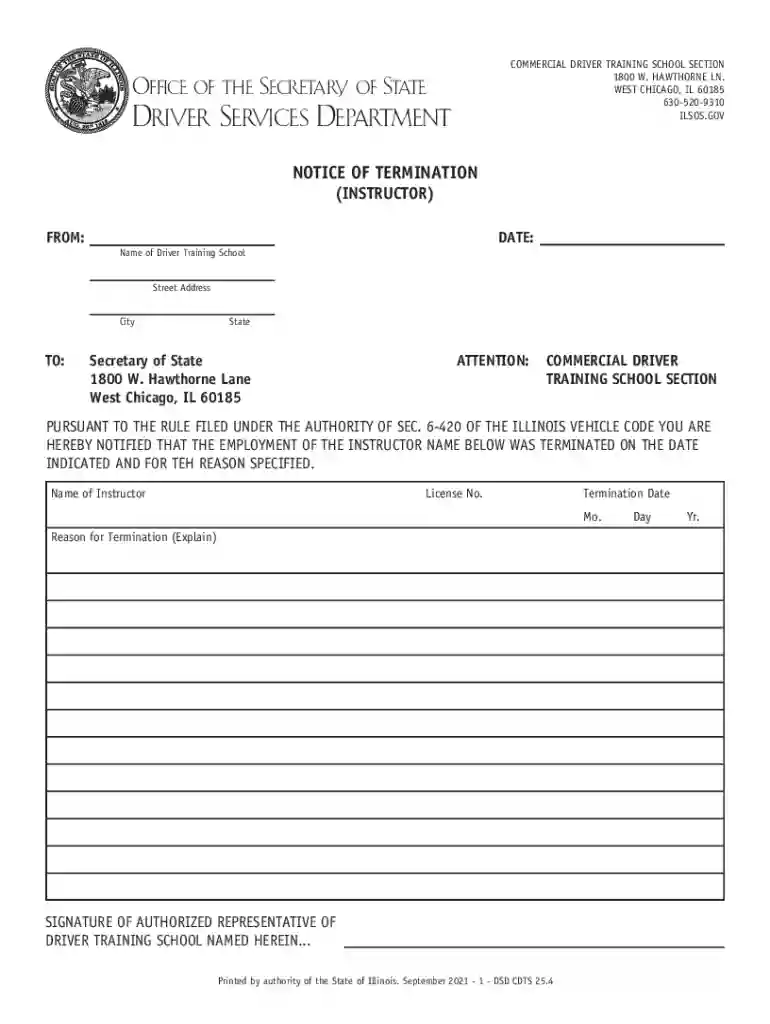 Illinois Enhanced Skills Driving School Insurance Certificate Preview on Page 1