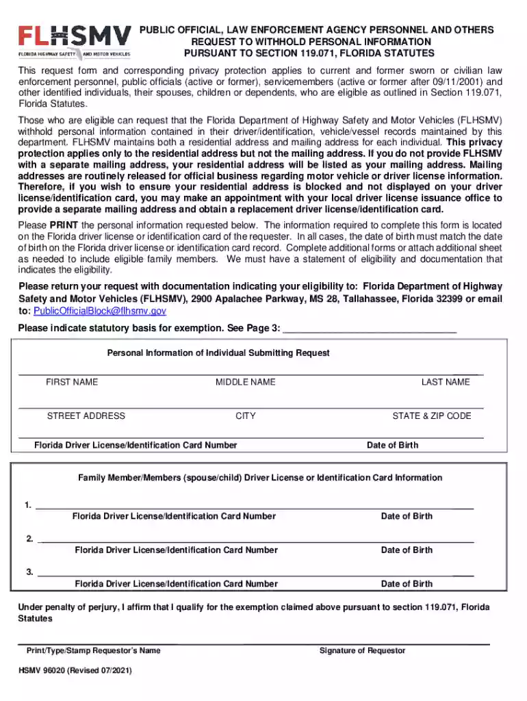 hsmv 96020 Preview on Page 1