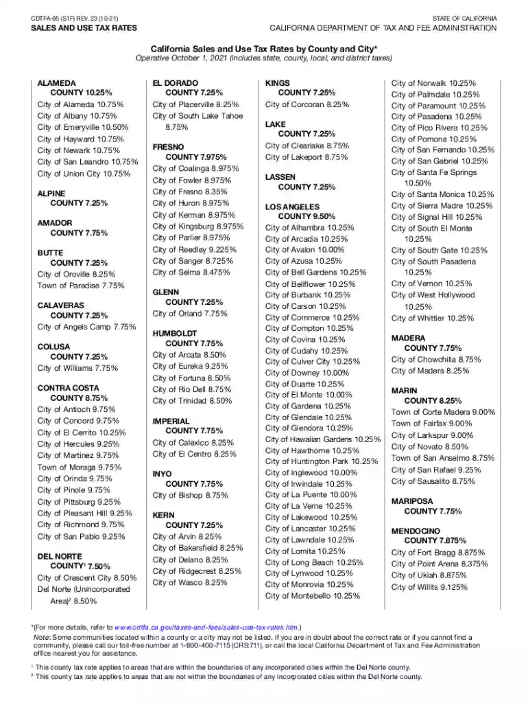 california income tax rate Preview on Page 1