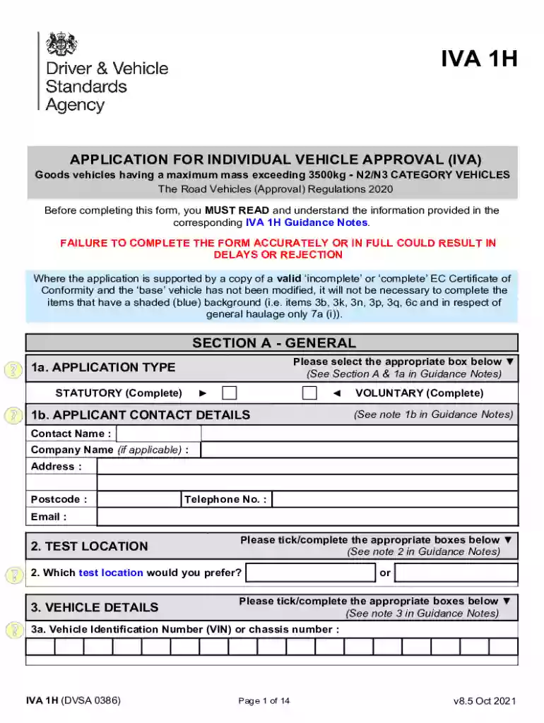iva online application Preview on Page 1