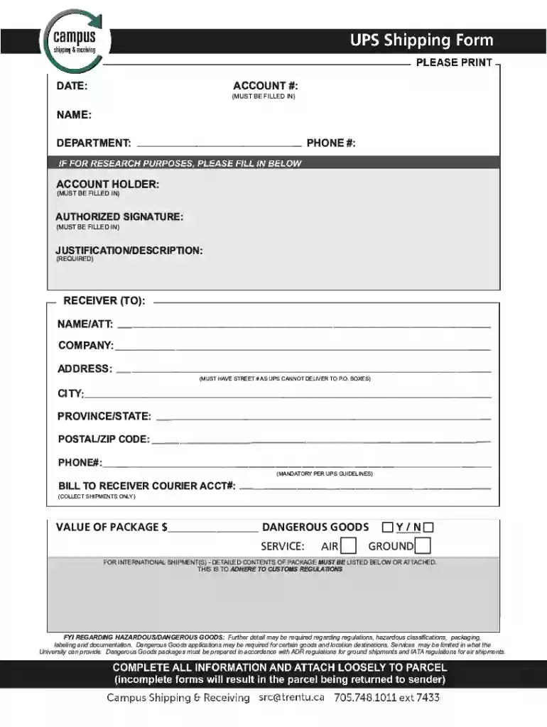 UPS FORM FOR RESEARCH.cdr Preview on Page 1