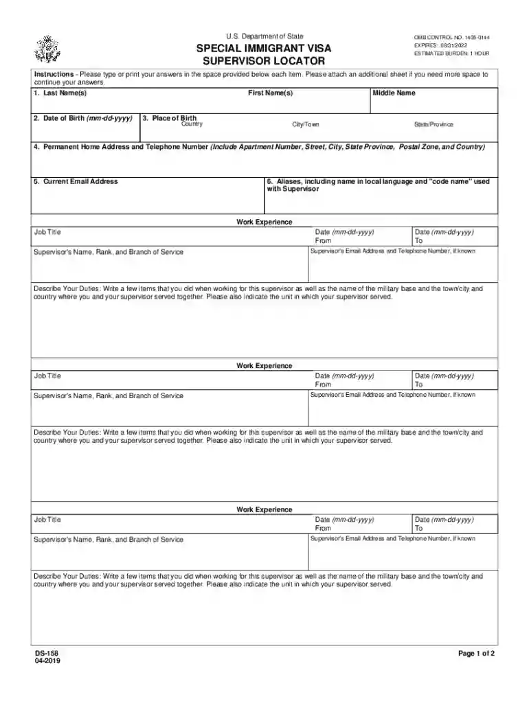 ds 158 immigrant Preview on Page 1