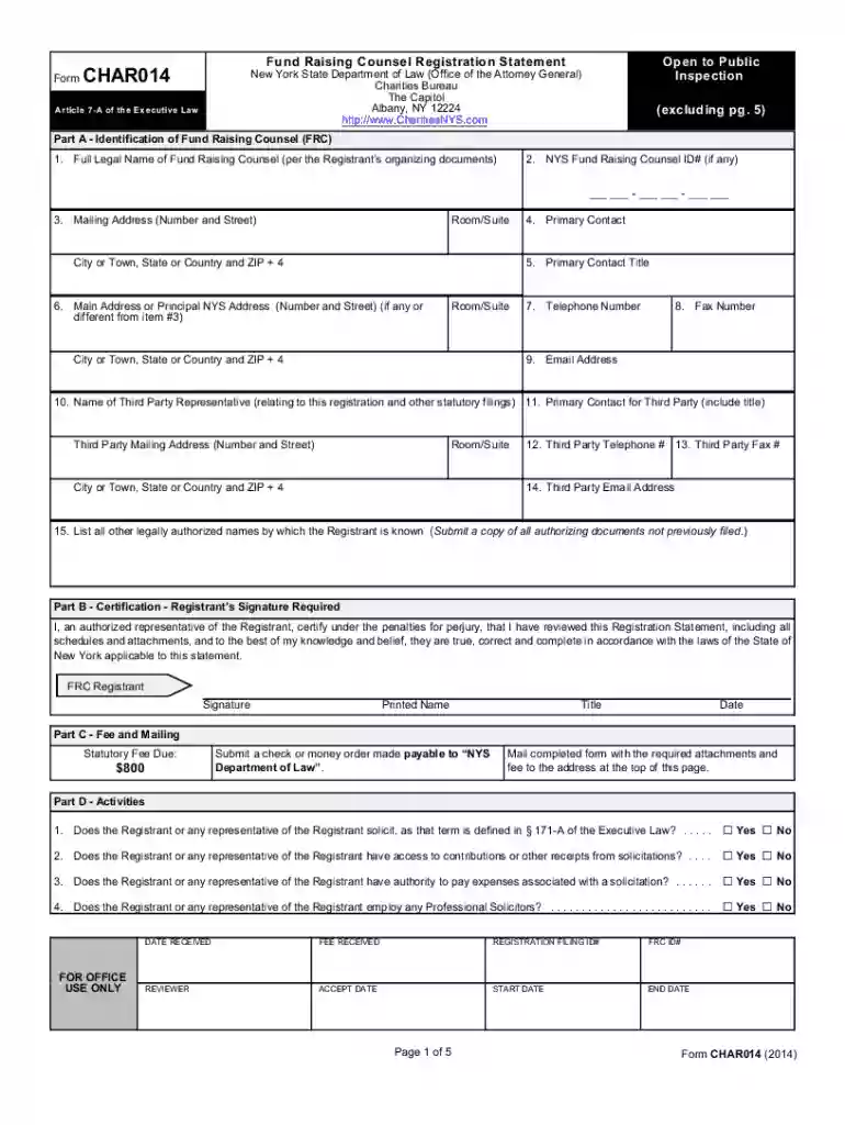 registrant charities Preview on Page 1