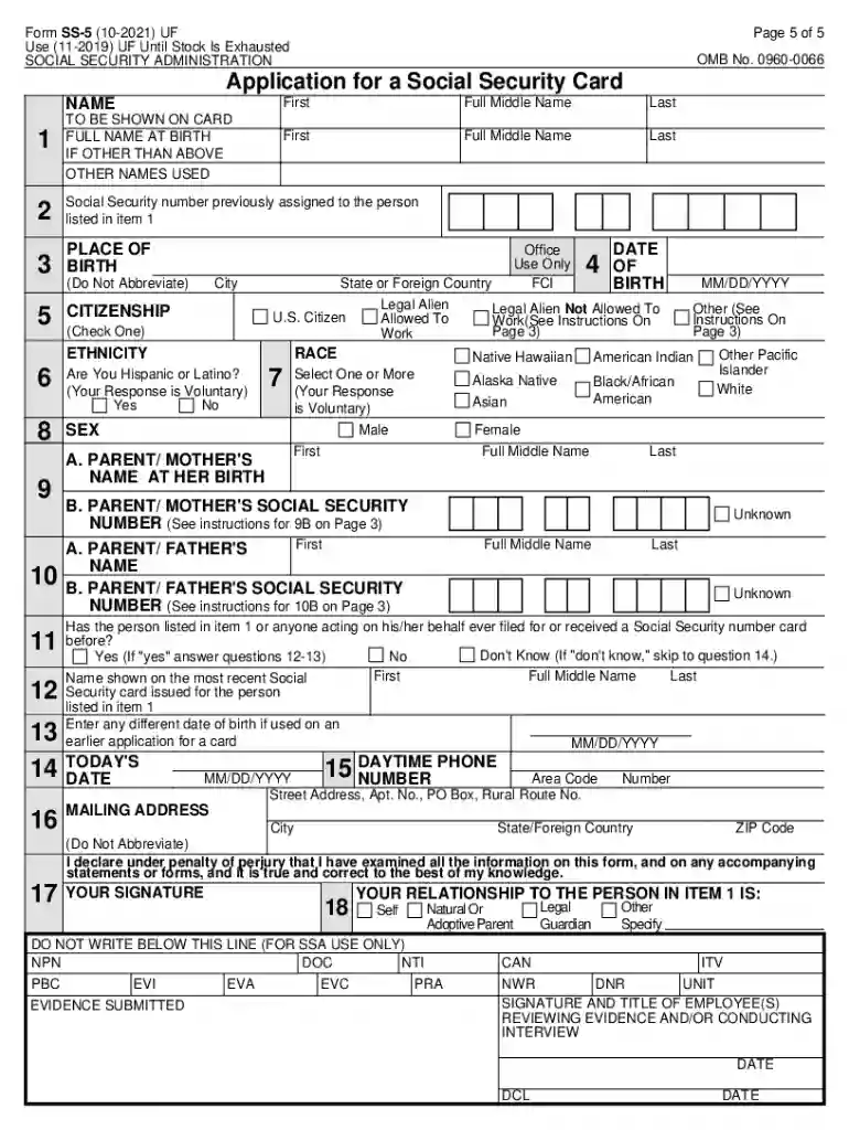 social security card replacement Preview on Page 1