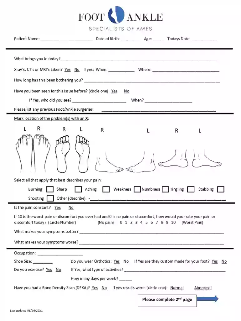 Get the free MEDICAL INFORMATION SHEET Todays Date PATIENT Preview on Page 1