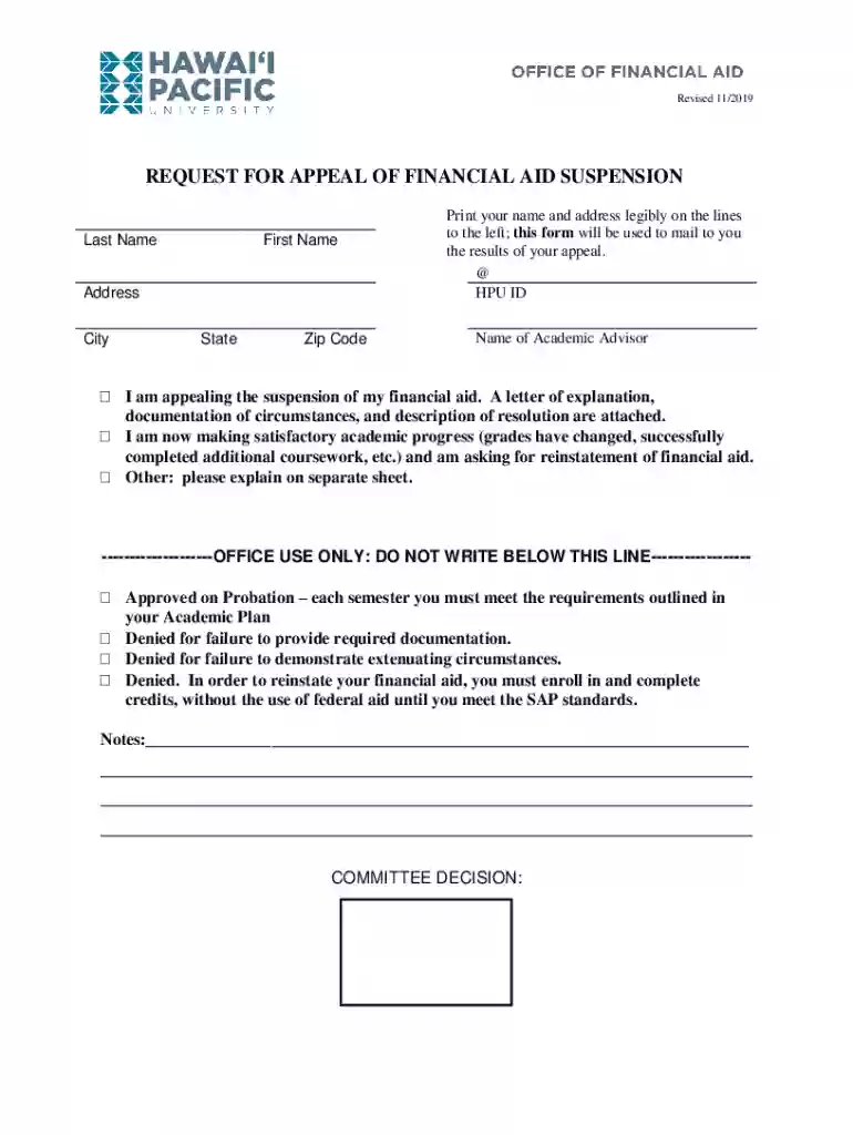 Financial Planning Forms - Office of Student Financial Preview on Page 1