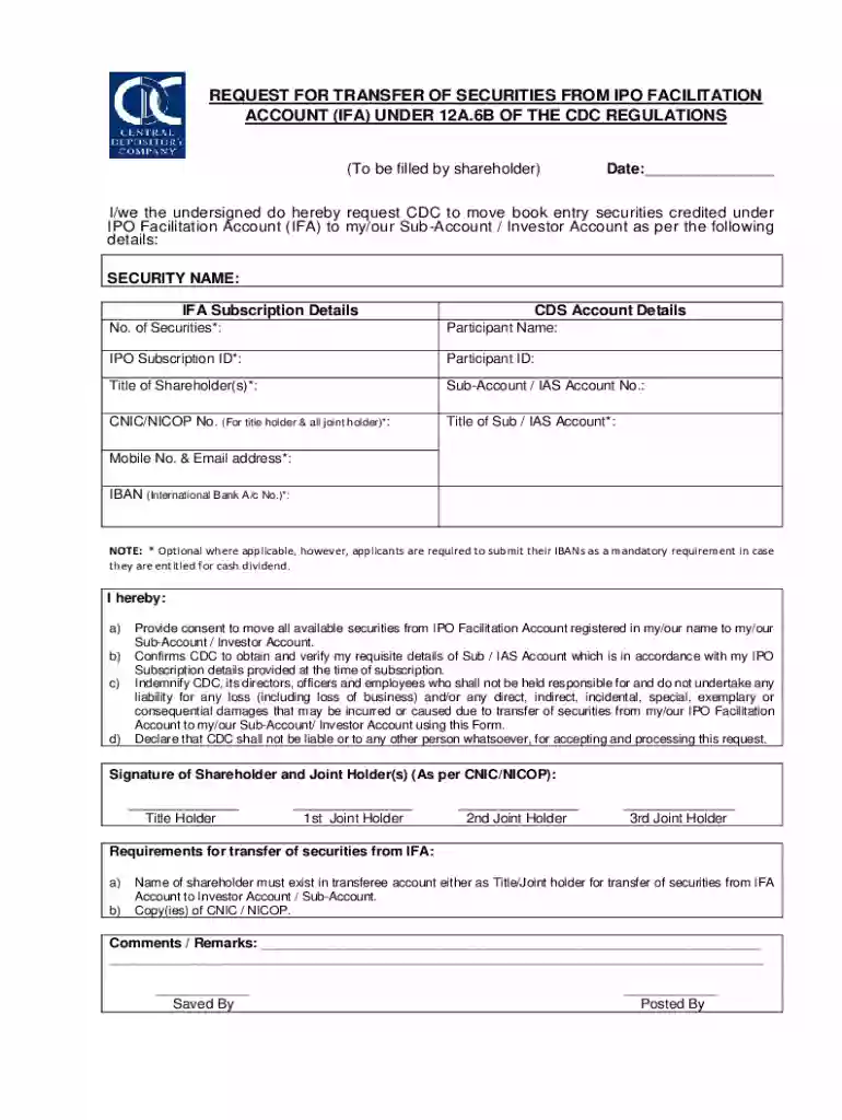 cdc transfer form Preview on Page 1
