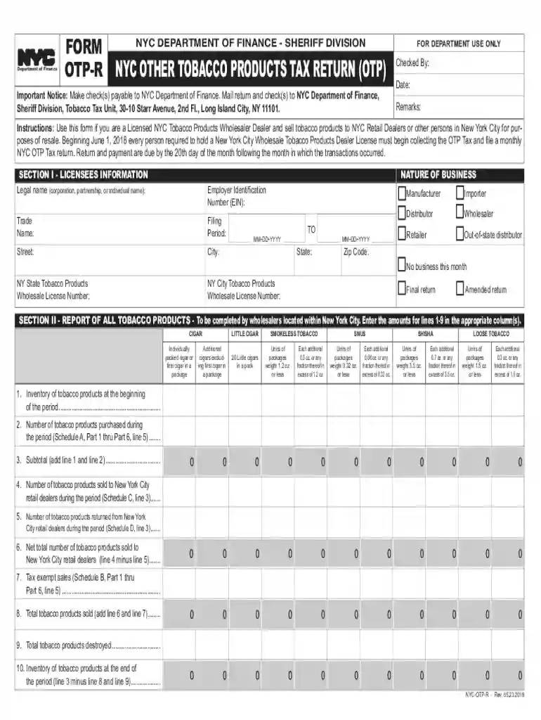 otp form online Preview on Page 1