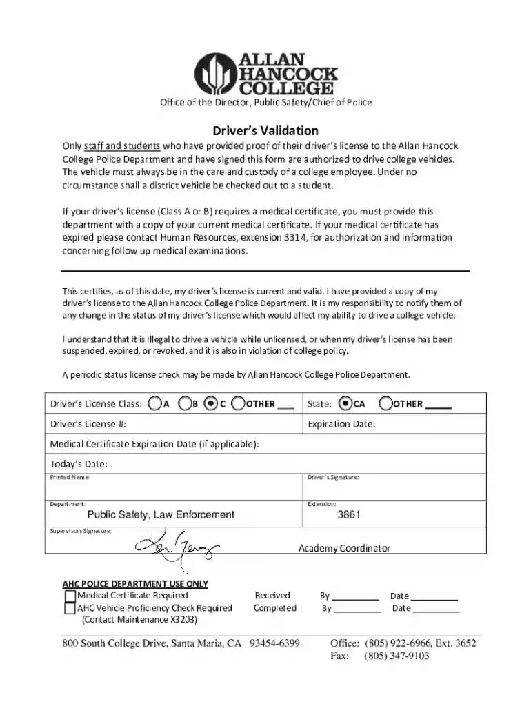 allan hancock college police academy Preview on Page 1
