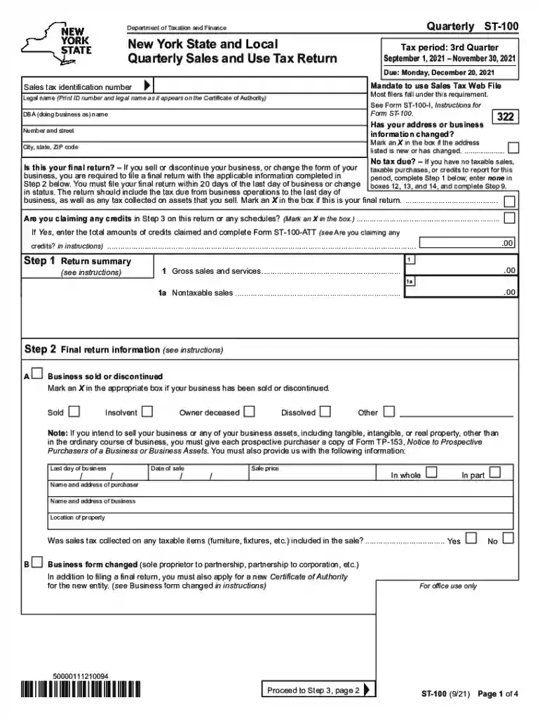 new york sales tax Preview on Page 1