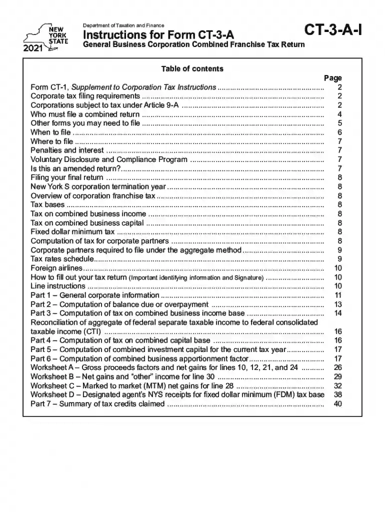 form ct 3 a instructions Preview on Page 1