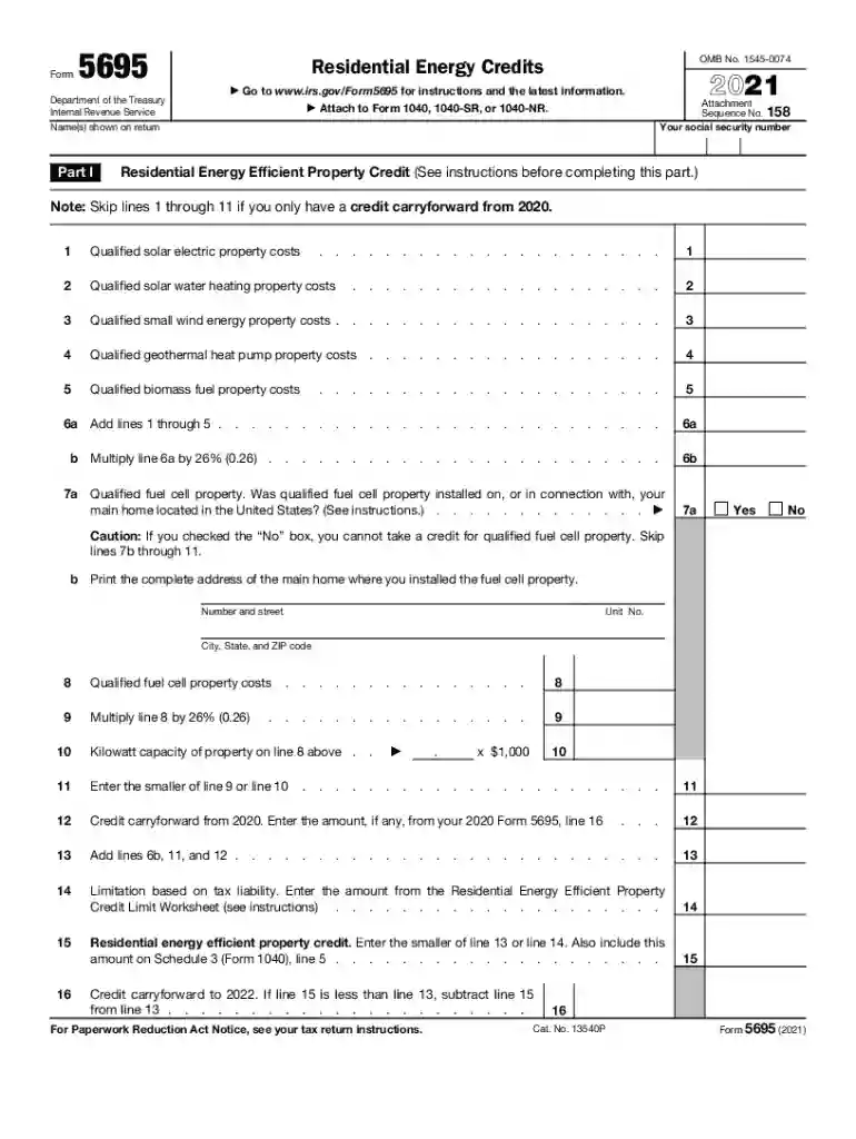 2021 form 5695 Preview on Page 1