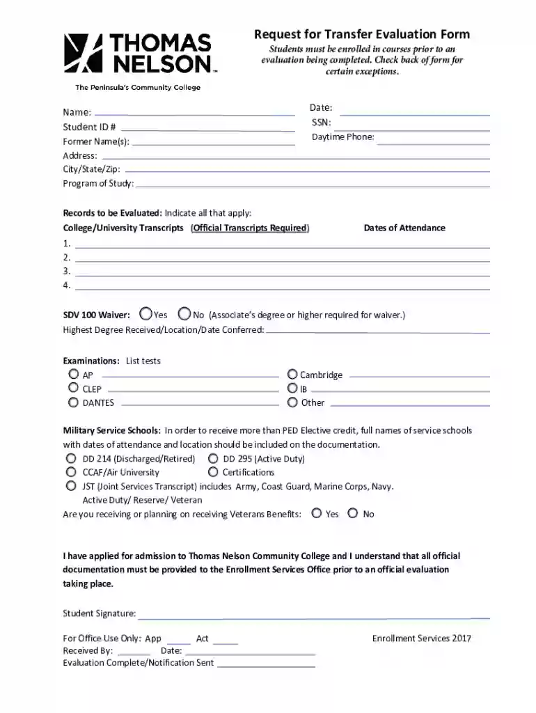 tncc evaluation Preview on Page 1