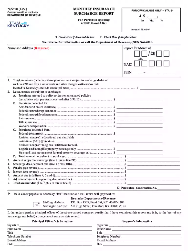 kentucky ifta surcharge Preview on Page 1