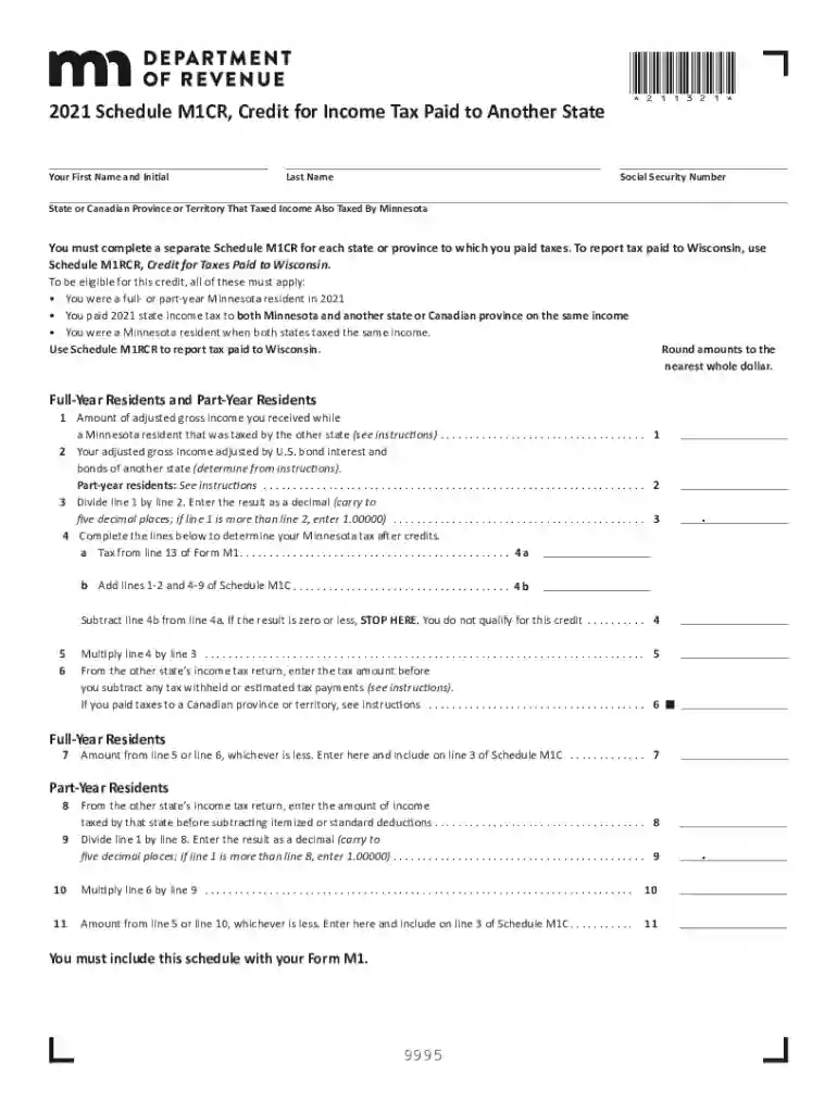 Form Tc-41s - Credit For Income Tax Paid To Another State ... Preview on Page 1