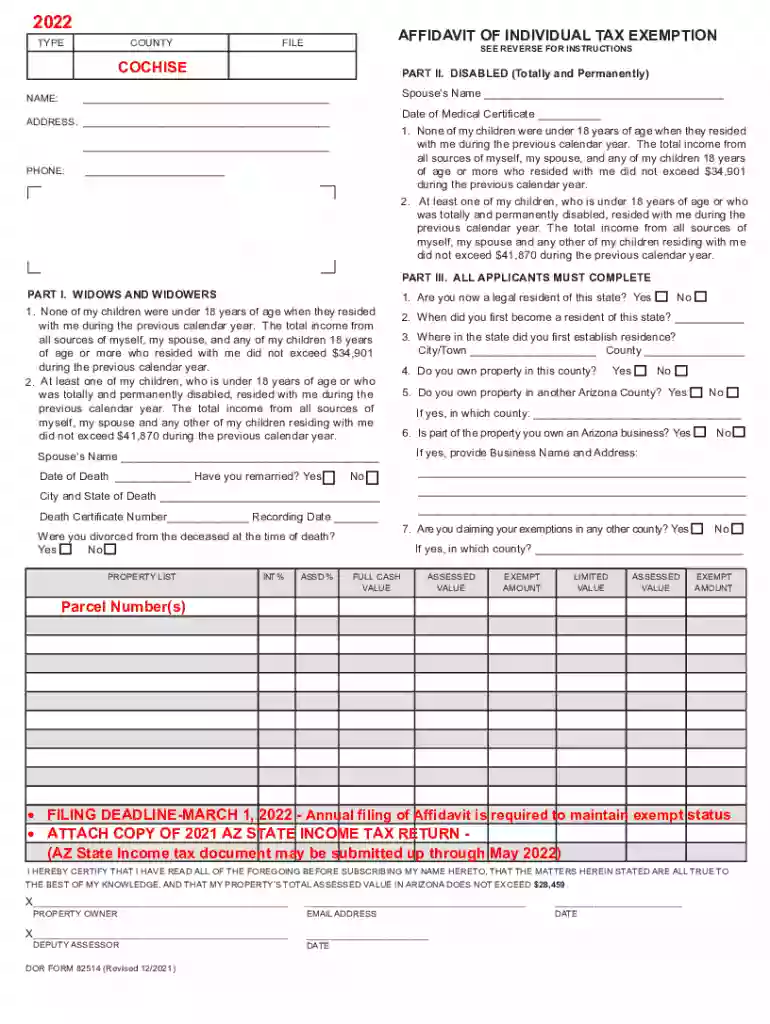 form 82514 Preview on Page 1